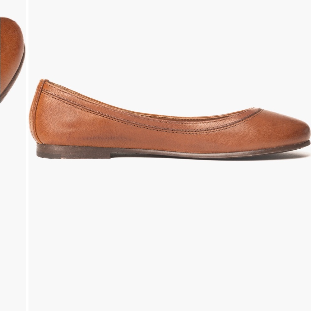 Frye Wonen’s Cognac Leather Flats